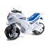 Мотоцикл велобег Полиция бело-синий с сигналом Orion Toys 501 